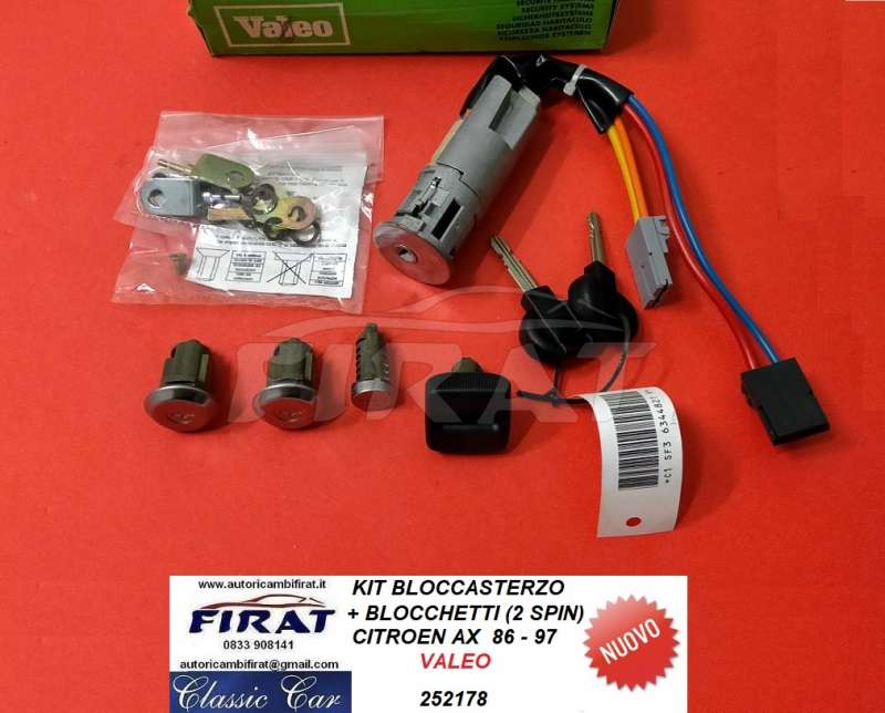 BLOCCASTERZO E BLOCCHETTI CITROEN AX 86-97 2 SPIN. (252178)